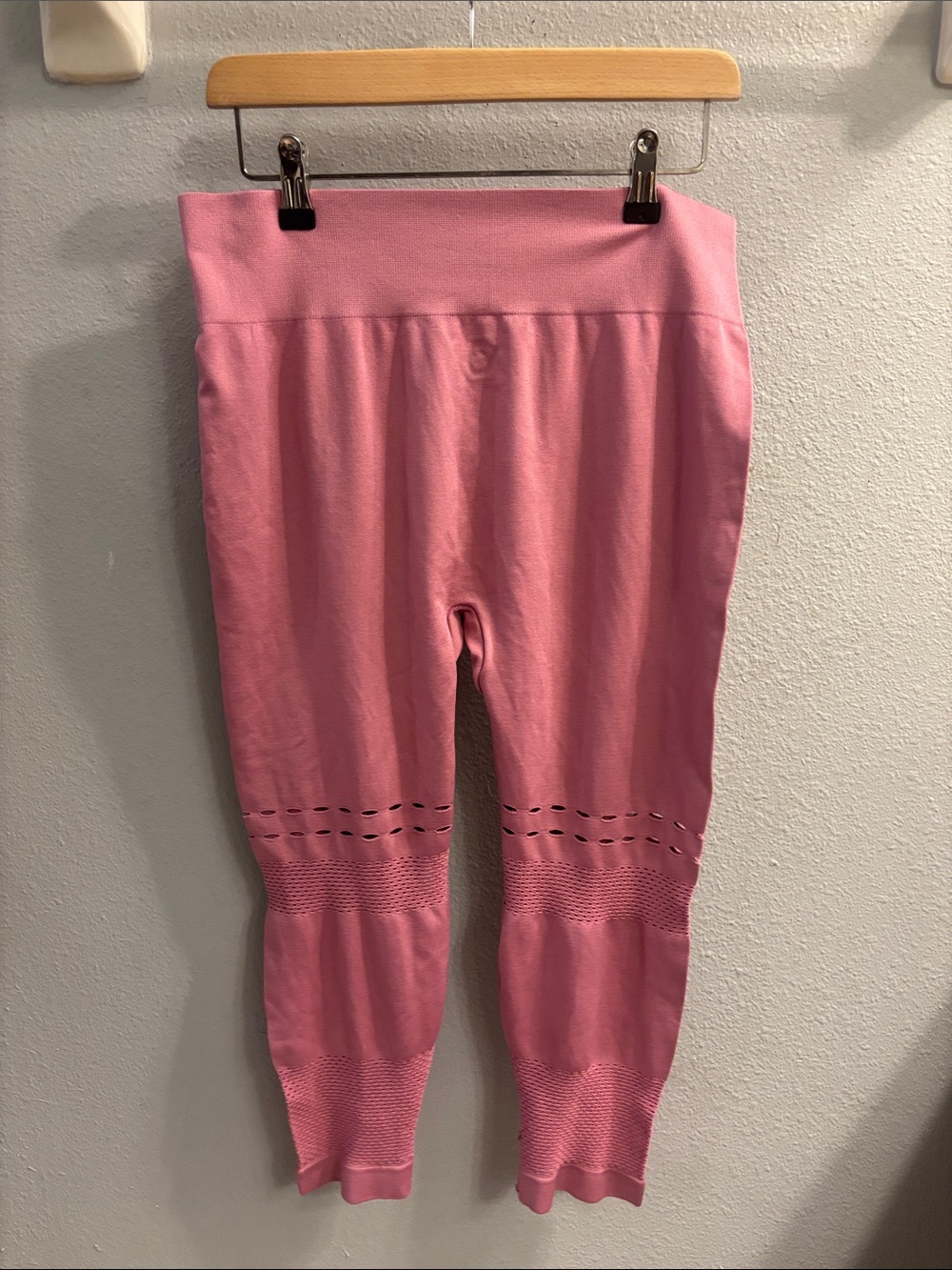 Seamless Pink High-Waist Leggings